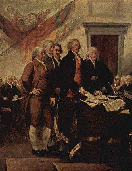John Trumbull The Declaration of Independence, July 4, 1776 Norge oil painting art
